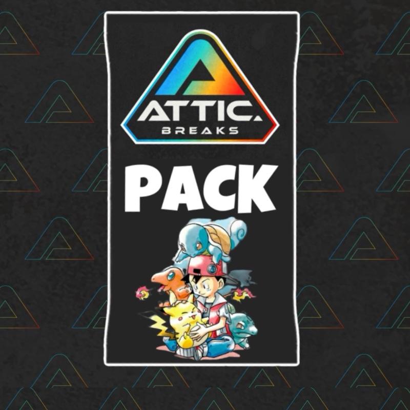 1 X Attic Booster Pack (English & Japanese Trading Cards)