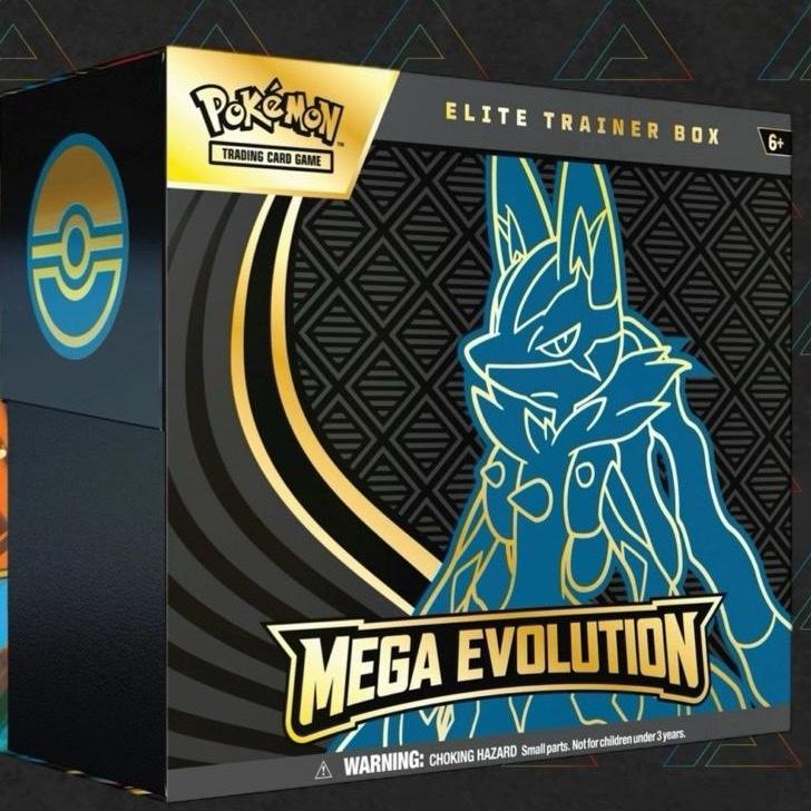 1 x Pokemon Mega Evolution (Lucario) Elite Trainer Box (English Trading Cards)