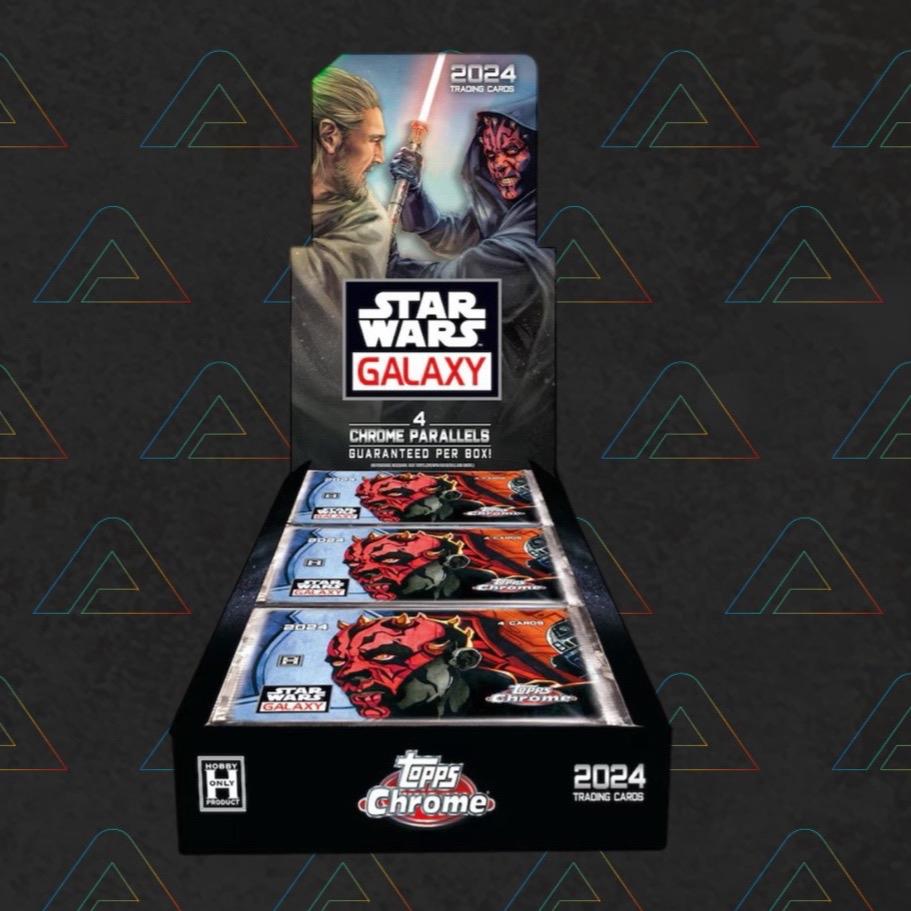 1 x Topps Star Wars Chrome Galaxy 2024 Hobby Pack (Trading Cards) Disney
