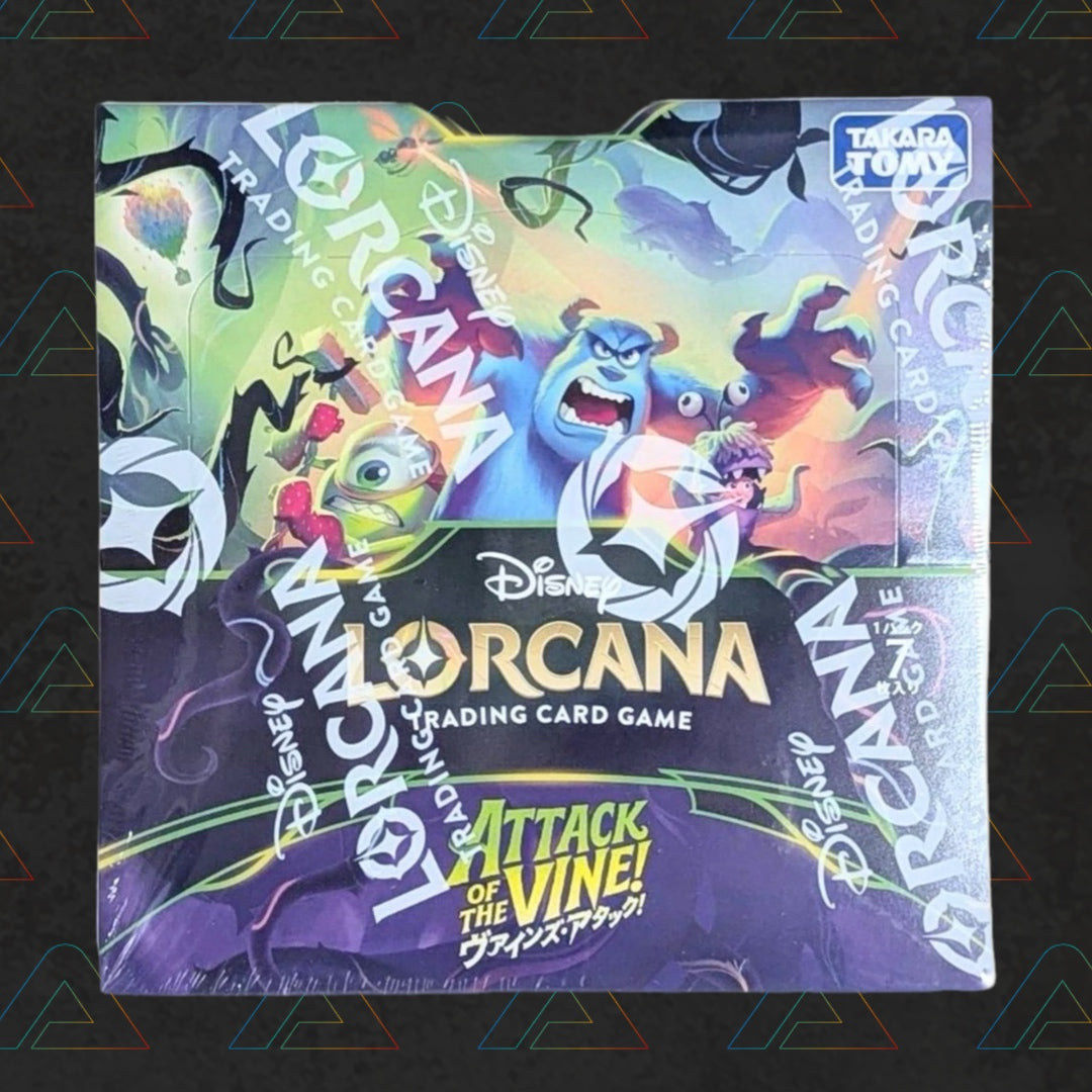 Disney Lorcana TCG - Attack Of the Vine Booster Box Display Japanese (16 Packs)