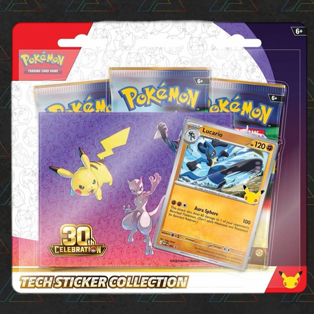 Pokémon TCG: 30th Celebration Tech Sticker Collection (Lucario)