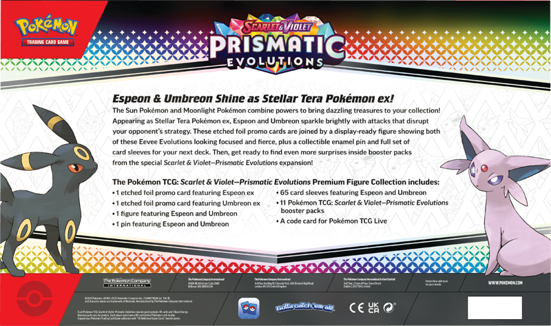 Pokemon Prismatic Evolutions Premium Figure Collection