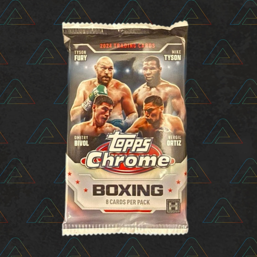 1 X Topps Boxing Chrome 2024 Hobby Box Pack (Trading Cards)
