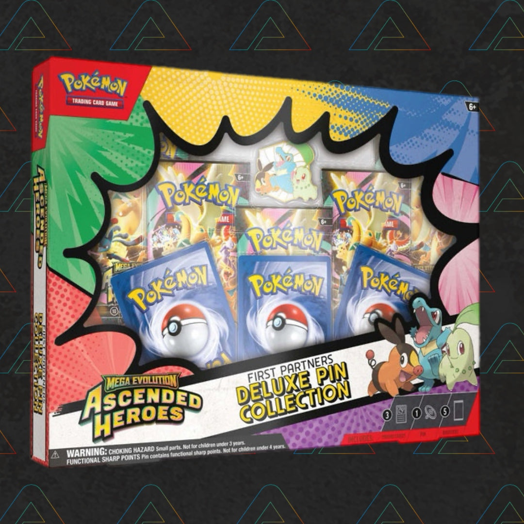 Pokémon TCG: Mega Evolution Ascended Heroes - First Partners Deluxe Pin Collection