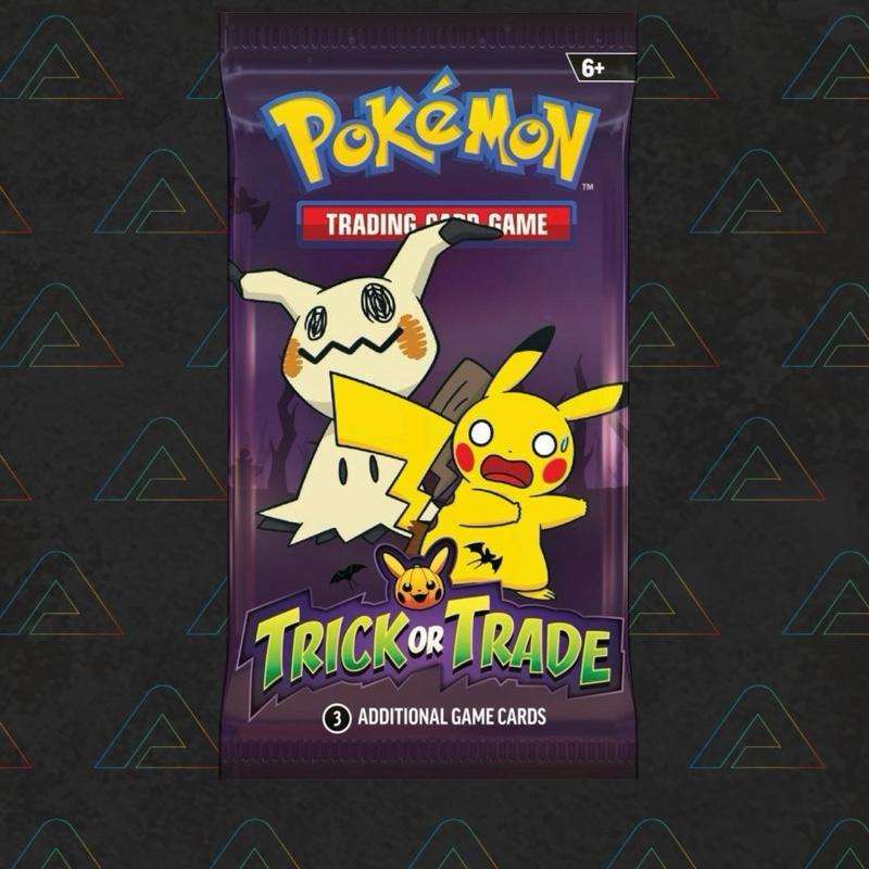 1 x Pokemon 2023 Trick or Trade Series 2 Booster Pack Trading Cards (English Trading Cards)