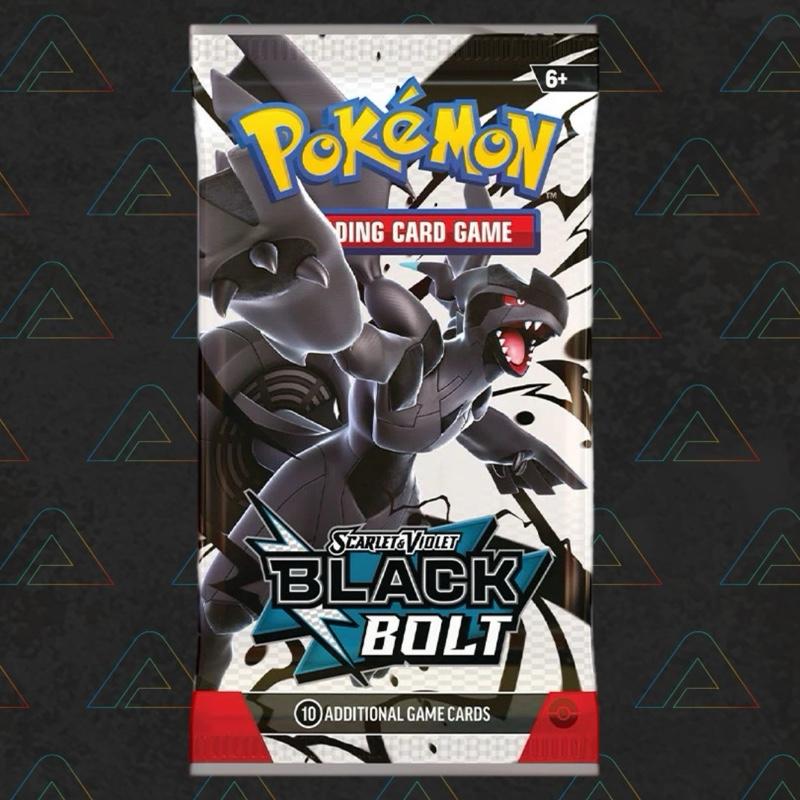 1 X Pokemon Black Bolt Booster Pack (English Trading Cards)