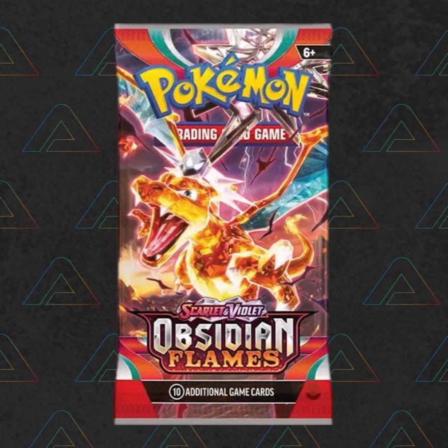 1 x Pokemon Obsidian Flames Scarlet & Violet Booster Pack (English Trading Cards)