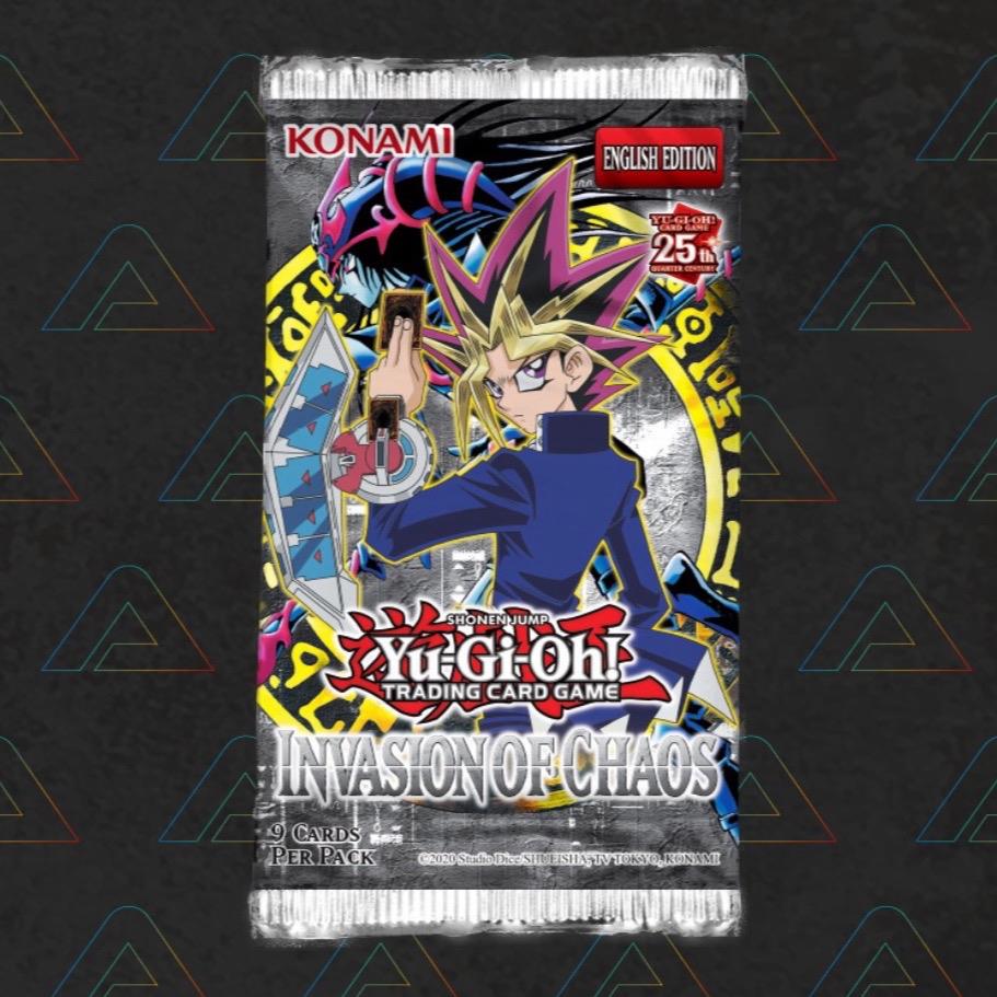 1 x Yu-Gi-Oh Invasion Of Chaos 25th Anniversary Booster Pack (English Trading Cards)