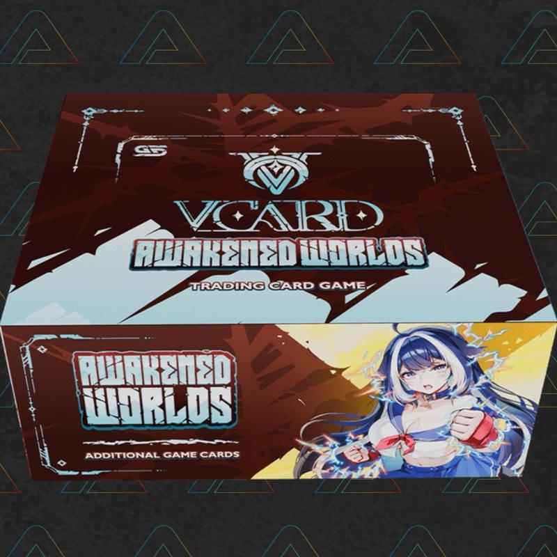 1 X VCARD Awakened World Gamersupps Booster Box (English Trading Cards)