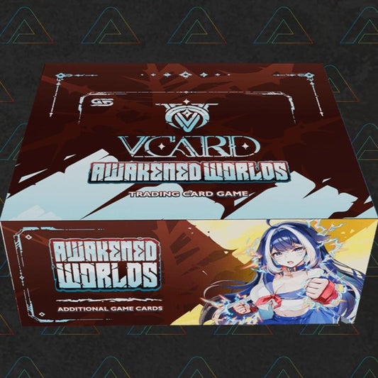 1 X VCARD Awakened World Gamersupps Booster Box (English Trading Cards)