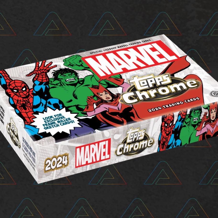 1 X Marvel Topps Chrome 2024 Hobby Box Hobby (12 Packs) Disney