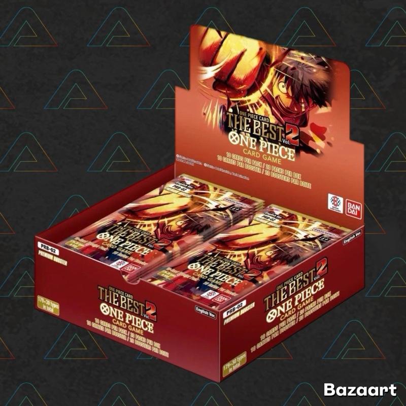 1 x One Piece Card Game: The Best Premum Booster Box PRB02 (English Trading Cards)