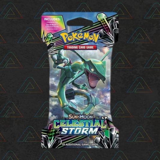 1 x Pokemon Celestial Storm Sun & Moon Hanger Booster Pack (English Trading Cards)