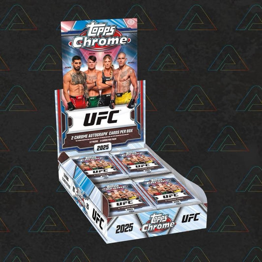 1 X UFC Topps Chrome 2025 Hobby Box (Trading Cards)