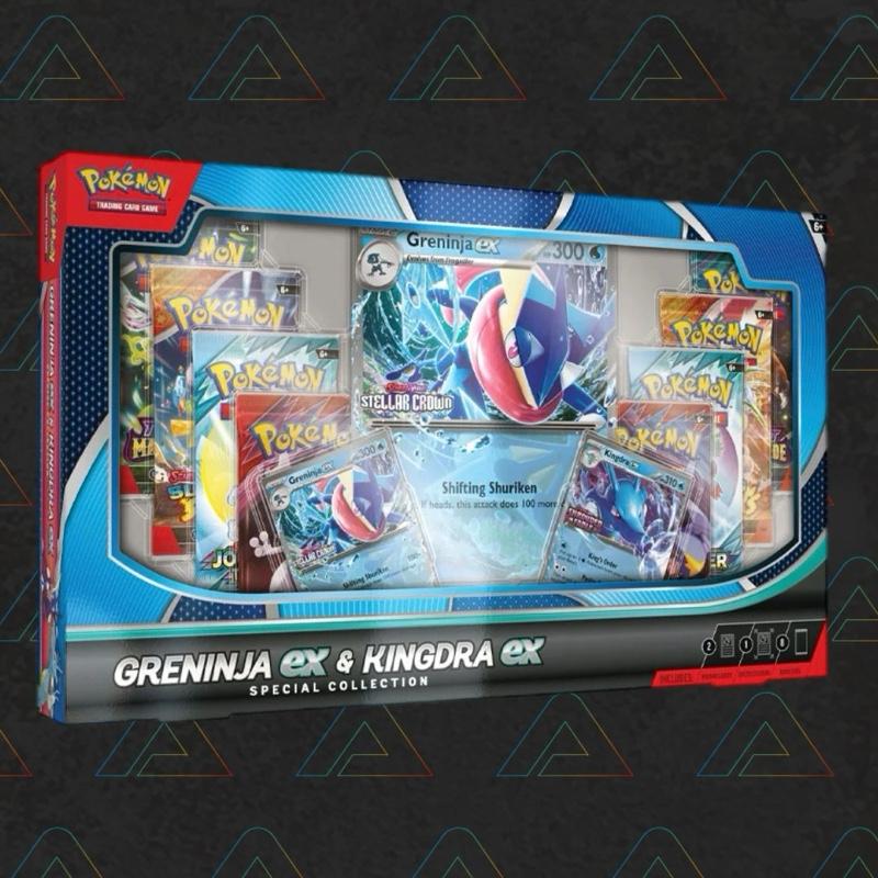 1 X Pokémon Greninja ex/ Kingdra ex Special Collection Box (English Trading Cards)