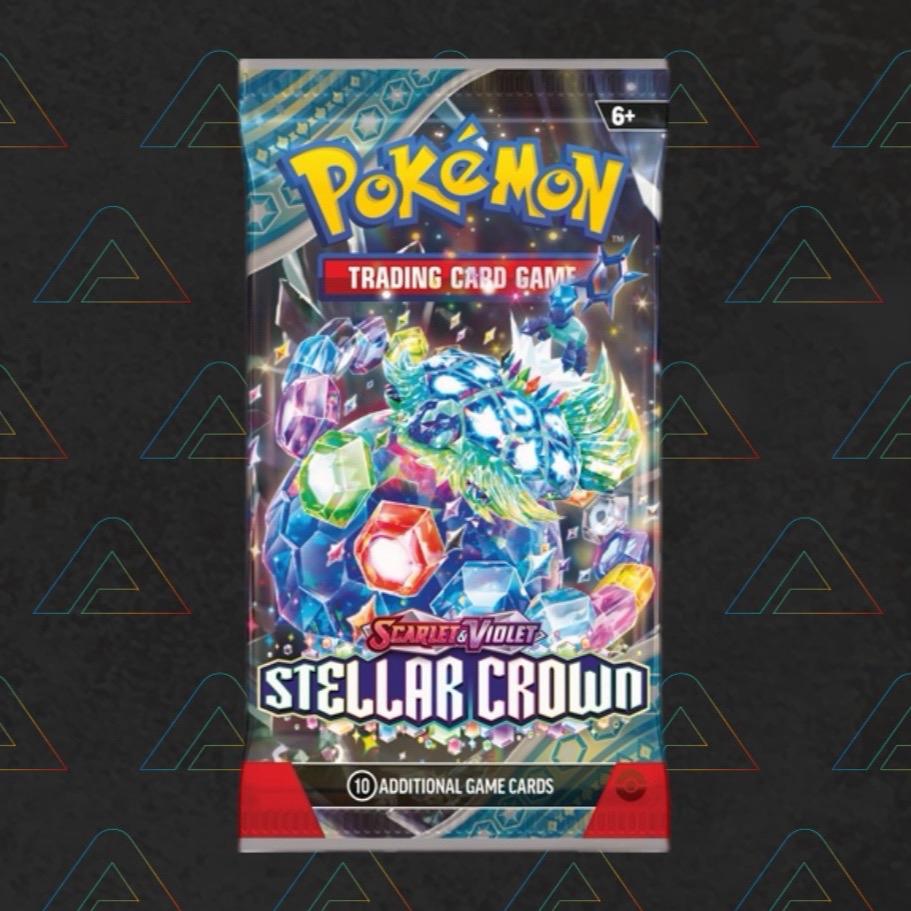 1 x Pokemon Stellar Crown Booster Pack (English Trading Cards)