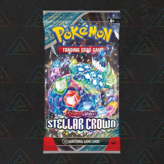 1 x Pokemon Stellar Crown Booster Pack (English Trading Cards)