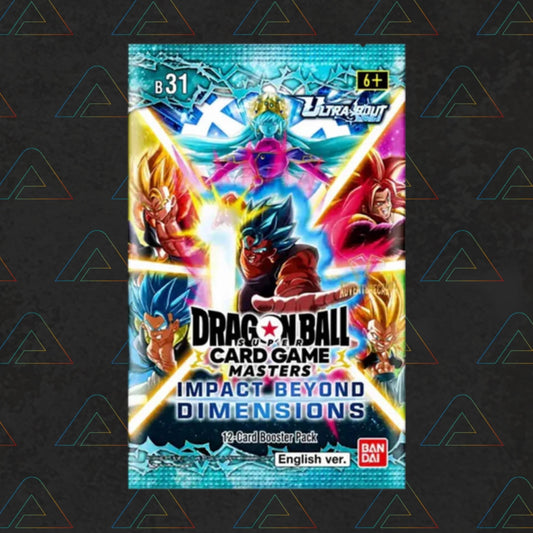 Dragon Ball Super Card Game - Ultra-Bout Series - B31 - Impact Beyond Dimensions - Booster Pack