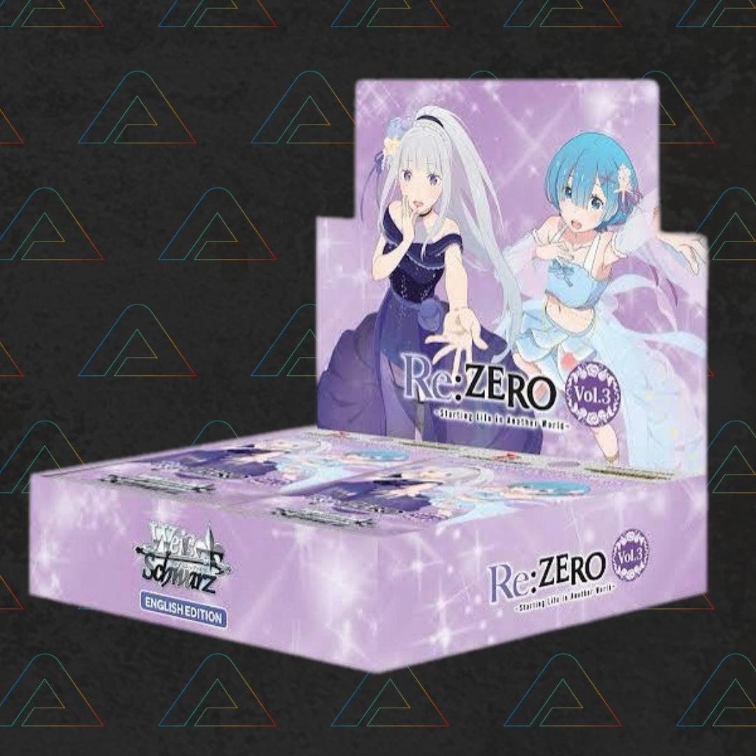 Pre-Order RE:Zero Starting Life in Another World Vol 3 Booster Box Weiss Schwarz English