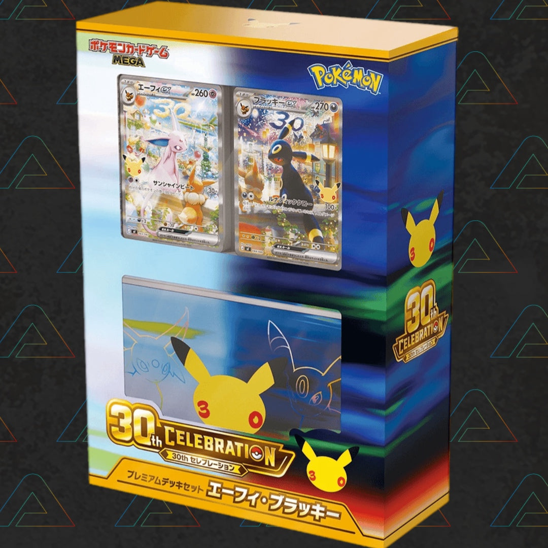Pokémon TCG: 30th Celebration Japanese Premium TCG Deck set Espeon & Umbreon Japanese