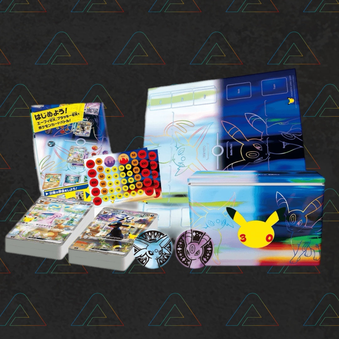 Pokémon TCG: 30th Celebration Japanese Premium TCG Deck set Espeon & Umbreon Japanese