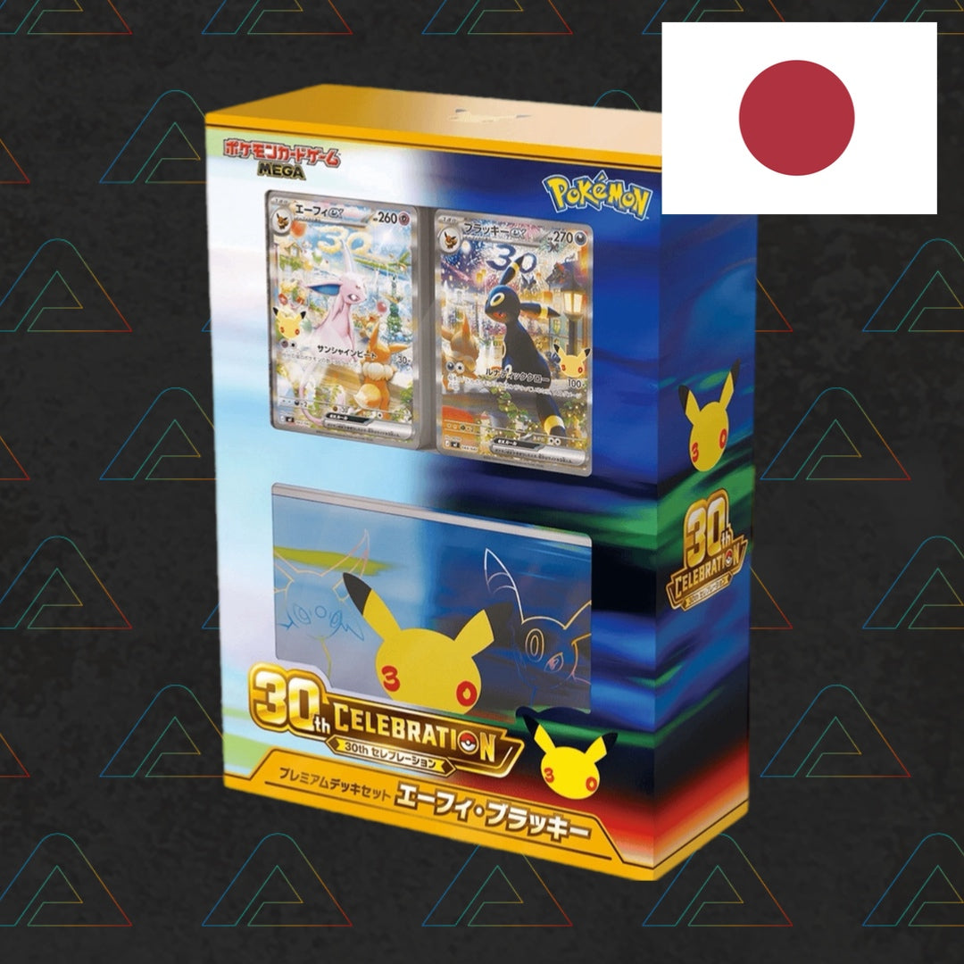 Pokémon TCG: 30th Celebration Japanese Premium TCG Deck set Espeon & Umbreon Japanese