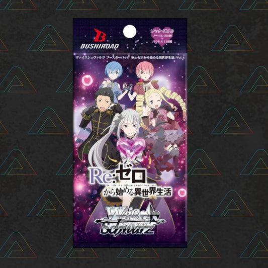 RE:Zero Vol 4 Booster Pack Weiss Schwarz Japanese