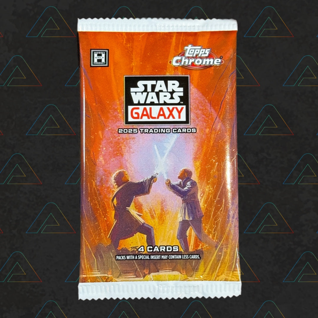 1 x Topps Star Wars Chrome Galaxy 2025 Hobby Pack (Trading Cards) Disney