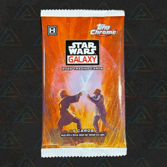 1 x Topps Star Wars Chrome Galaxy 2025 Hobby Pack (Trading Cards) Disney