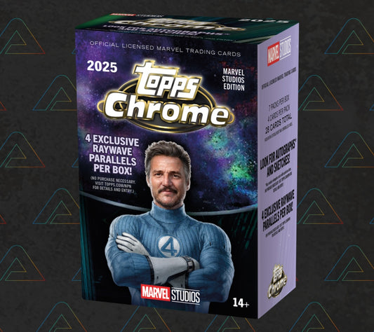 2025 Topps Marvel Studios Chrome Value Box (English Trading Cards)
