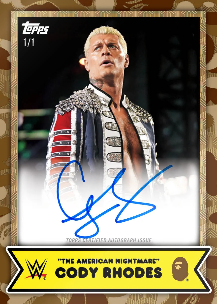 Topps x BAPE x WWE Box