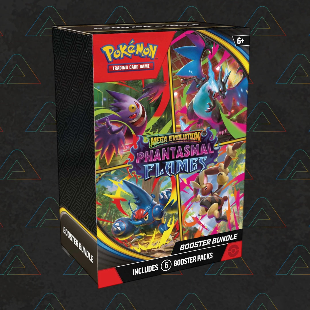 Pokémon TCG: Mega Evolution Phantasmal Flames - Booster Bundle (6 Packs)