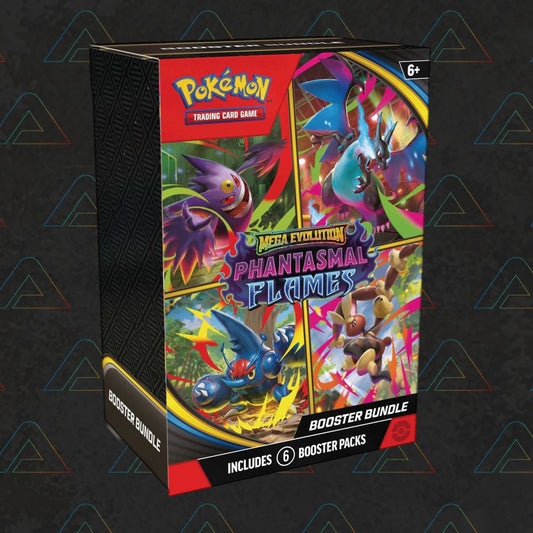 Pokémon TCG: Mega Evolution Phantasmal Flames - Booster Bundle (6 Packs)