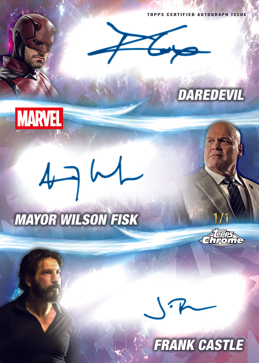 2025 Topps Marvel Studios Sapphire Chrome Hobby Box 8 Packs (English Trading Cards)