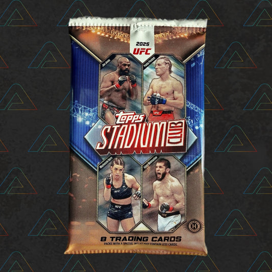 1 X UFC Topps Stadium Chrome 2025 Hobby Box Pack (Trading Cards)