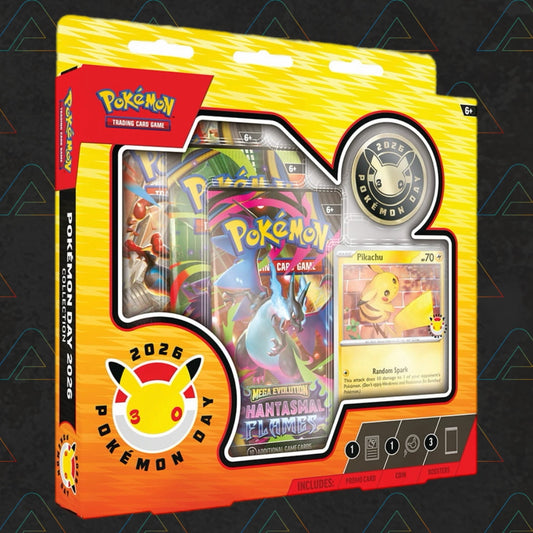 Pokémon TCG: Pokemon Day 2026 Collection (3 Packs, 1 Pikachu Promo & 30th Anniversary Coin)