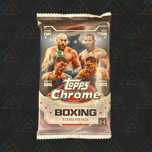 1 X Topps Boxing Chrome 2024 Hobby Box Pack (Trading Cards)