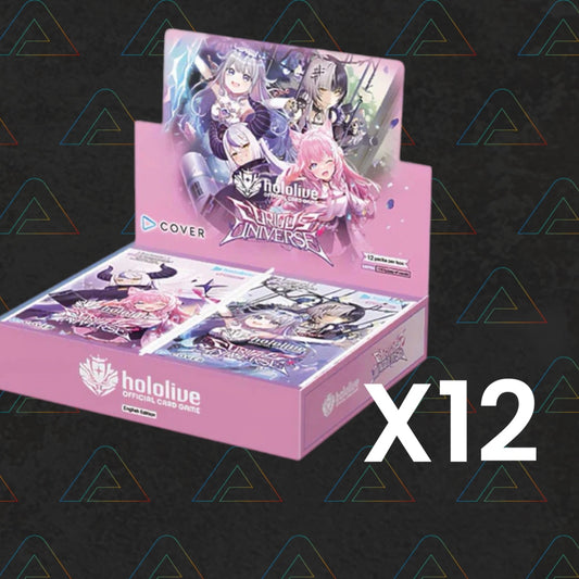 hololive Official Card Game - Curious Universe - Booster Box Case (12 Booster Boxes)