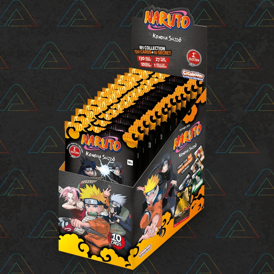 Naruto Mythos TCG - Set 01 - Konoha Shido - Booster Box (24x Packs) (1st Edition)