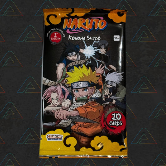 Naruto Mythos TCG - Set 01 - Konoha Shido - Booster Pack (10 Cards) (1st Edition)