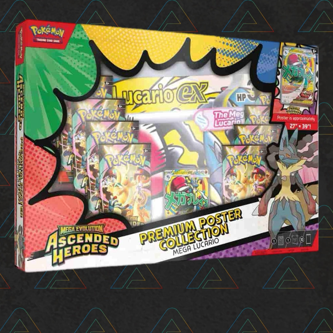 Pokémon TCG: Mega Evolution Ascended Heroes - Premium Poster Collection Mega Lucario