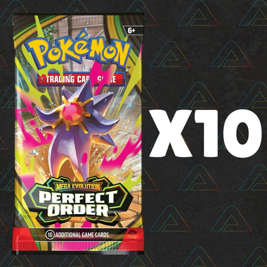 10 x Pokémon TCG: Mega Evolution Perfect Order - Booster Pack