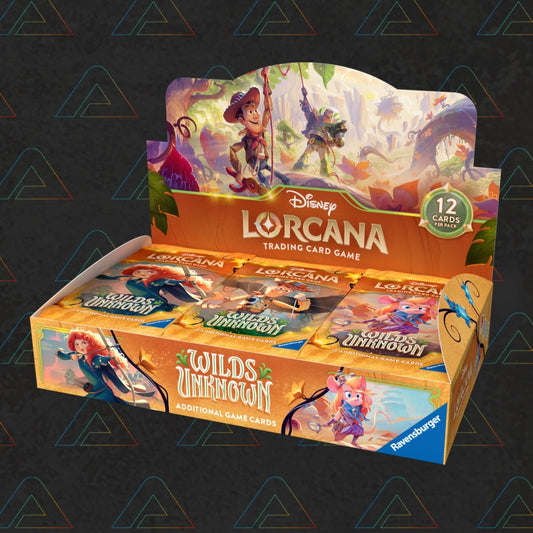 Disney Lorcana TCG - Wilds Unknown Booster Box Display (24 Packs)