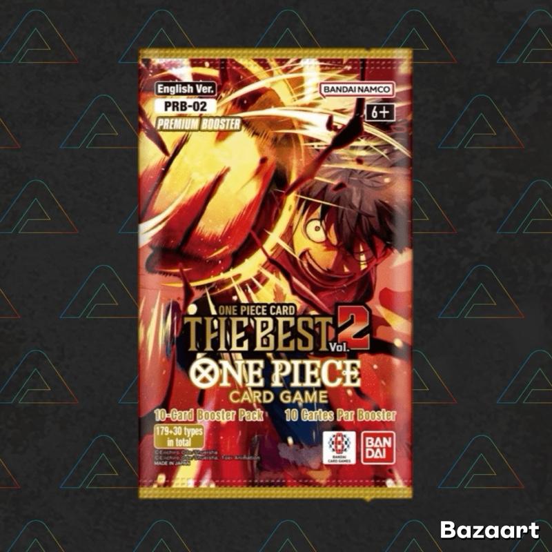 1 x One Piece Card Game: The Best Premum Booster Pack PRB02 (English Trading Cards)
