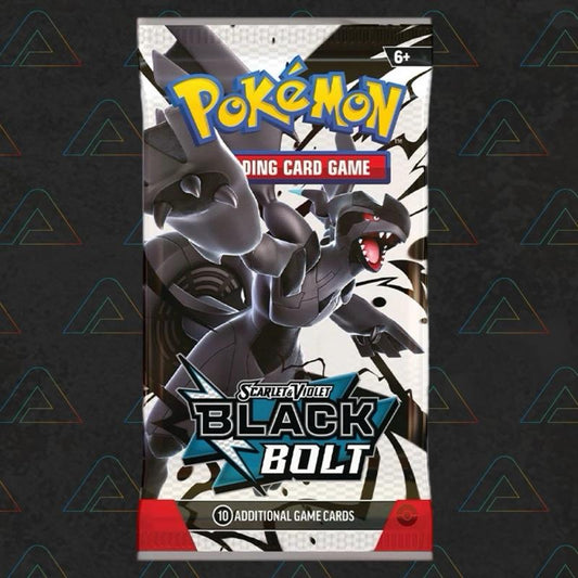 1 X Pokemon Black Bolt Booster Pack (English Trading Cards)