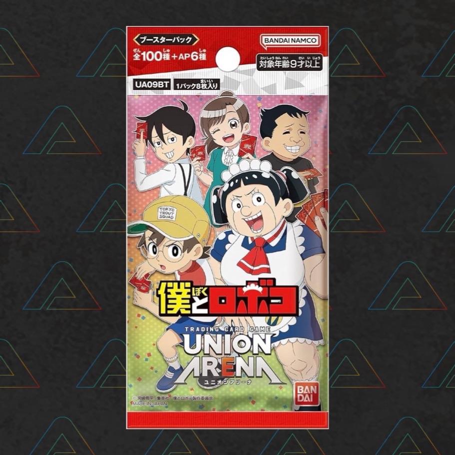 1 x Union Arena Me & Roboco Booster Pack Trading Cards