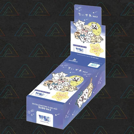 1 x Chikakawa Vol 2 Weiss Blau Booster Box (Japanese Trading Cards)